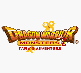 Dragon Warrior Monsters 2 Tara's Adventure title screen for GameBoy Color